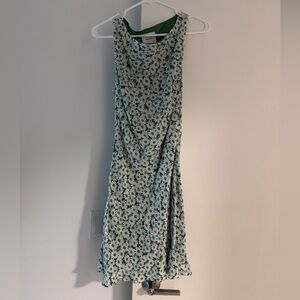 Reformation Emerald Floral Dress